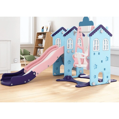 Детска пързалка SKY CASTLE с дворцов модел с кула PAT72918