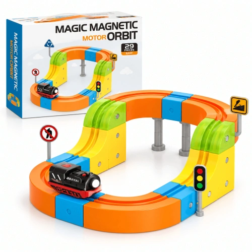 Магнитен конструктор писта Magic Magnetic Orbit – STEM PAT87109