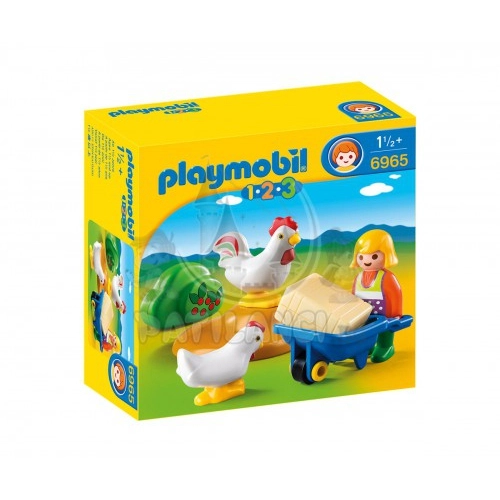 Домакиня с кокошки и пилета Playmobil | P37361