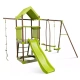 Green For Swing Set – Комплект с люлки и пързалка за игра  - 1