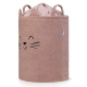 Кош за съхранение на играчки xl с връзка, розова котка  - 11
