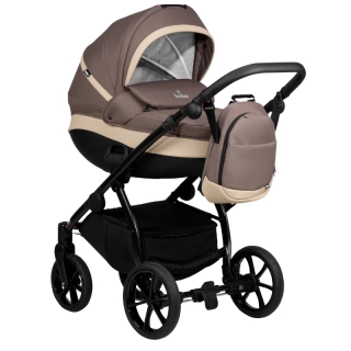 Бебешка количка Buba Zaza 3в1 Coffee Brown