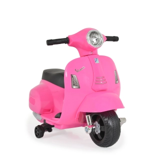 Детски розов акумулаторен мотор Vespa GTS Super Sport