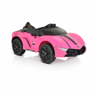 Детска розова акумулаторна кола Cordoba HS-901