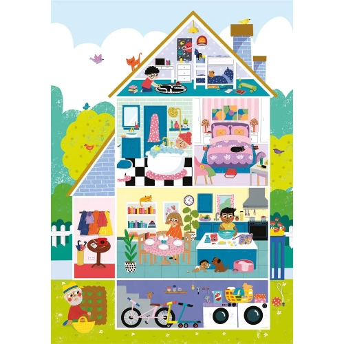 Детски занимателен пъзел Home Sweet Home 60 части | PAT24304