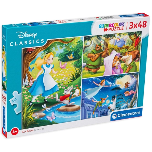 Комплект 3 броя детски пъзела х 48 части Disney Classic | PAT24320