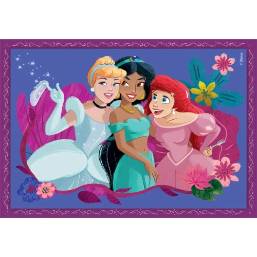 Детски занимателен пъзел Disney Princess 4 в 1 | PAT24327