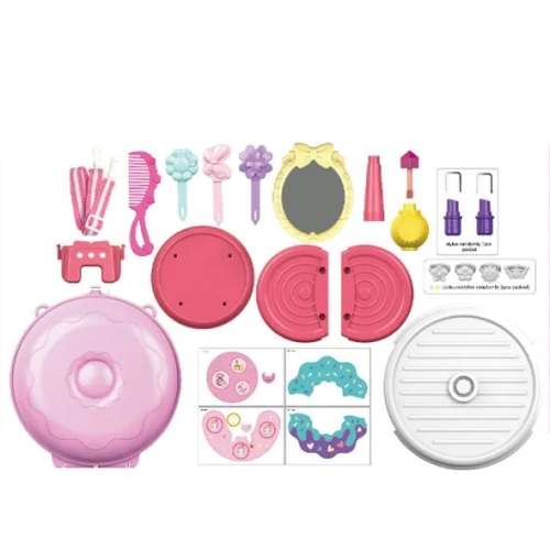Детска розова чанта поничка козметично студио Dresser | PAT24358