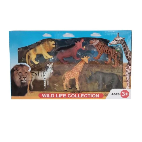 Детски играчки Диви животни Wild Life Collection 6 бр. 
