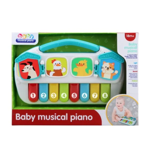 Бебешко пиано 8 клавиша Baby Musical  | PAT24430