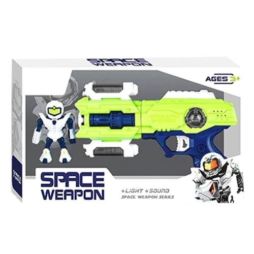Детски пистолет бластер с фигура Space Weapon | PAT24431