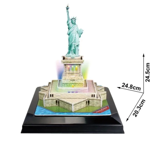 Детски 3D пъзел с LED светлини Statue Of Liberty  | PAT24450