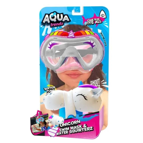 Детска плувна маска с водно оръжие Еднорог Aqua Trendz  | PAT24457