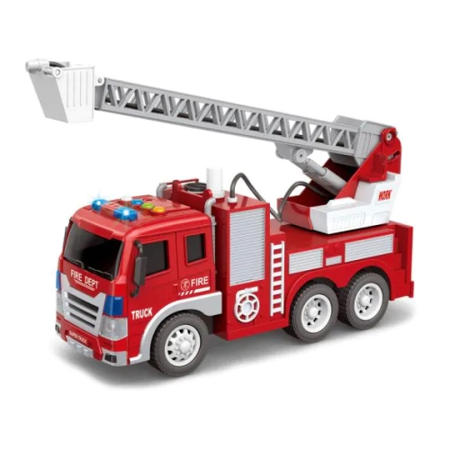 Детска червена пожарна кола с водно оръдие Fire Rescue 1:16  - 1