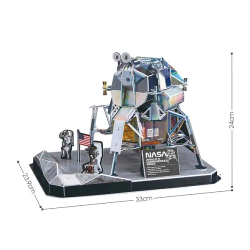 Детски 3D Пъзел NASA Лунен модул Apollo 11 Eagle 93ч. | PAT24487