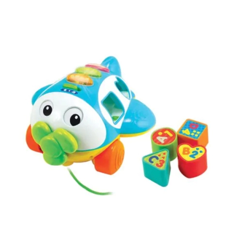 Бебешка играчка Сортер за дърпане Самолет | PAT24565