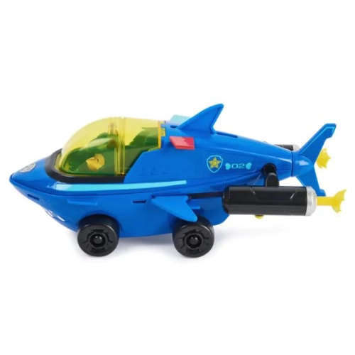 Детска синя фигурка Чейс с подводница Акула Aqua Pups | PAT24587