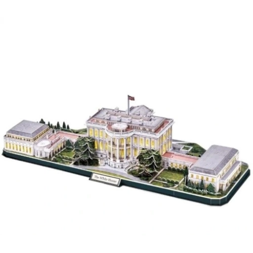 Детски 3D пъзел The White House  с LED светлини отварящ се | PAT24595