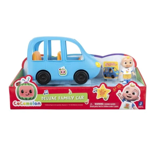 Детска играчка Синя семейната музикална кола с фигура JJ | PAT24604
