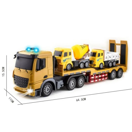 Детски камион автовоз Radio/C с бетонобъркачка и самосвал | PAT24624