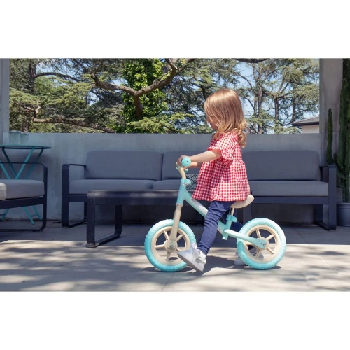 Детско синьо баланс колело 10 инча с метална рамка  | PAT24627