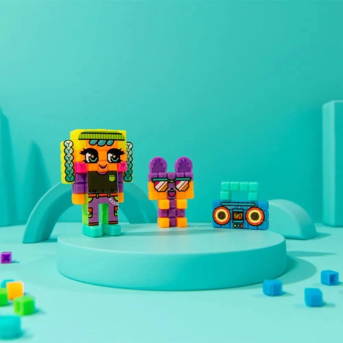 Детски кубчета за моделиране Pixo Bitz Студио  - 4