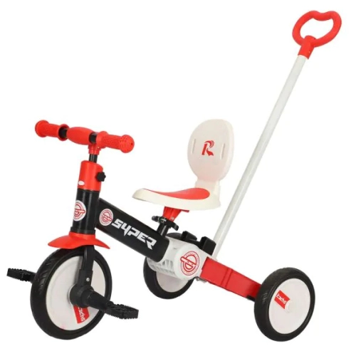 Детска червена триколка / баланс колело Super 2 в 1 | PAT24639