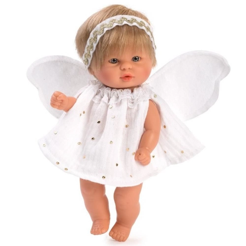 Детска кукла-бебе Чикита, ангел с крилца, 20 см, Bomboncin | PAT24645