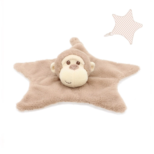 Бебешка бежова играчка за гушкане Маймунка | PAT24698