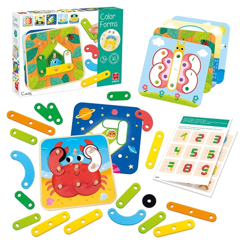 Детска образователна игра Форми, цветове, цифри и букви | PAT24783