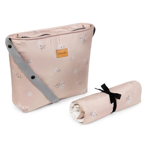 Чанта за път с подложка за преповиване на бебе Nuit Pink | PAT25192