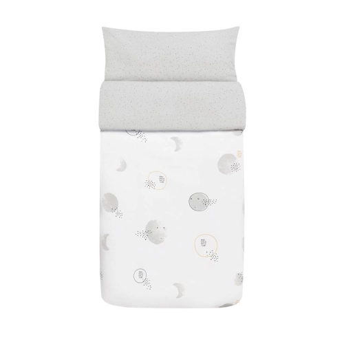 Комплект чаршафи за бебешко легло 70х140см. Nuit White | PAT25204