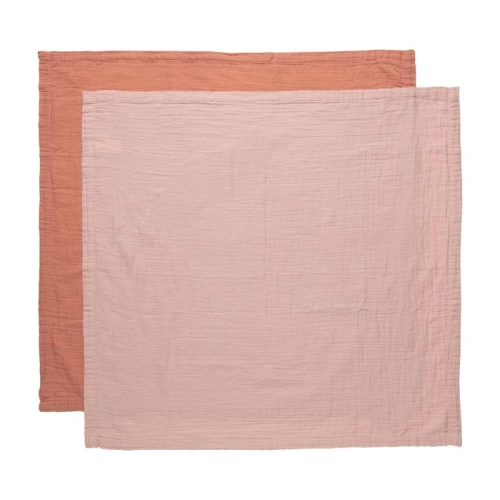 Комплект 2бр. бебешки тензухени пелени Pure Cotton Pink | PAT25305