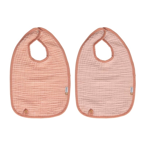 Комплект 2бр бебешки розови лигавници Pure Cotton Pink | PAT25309