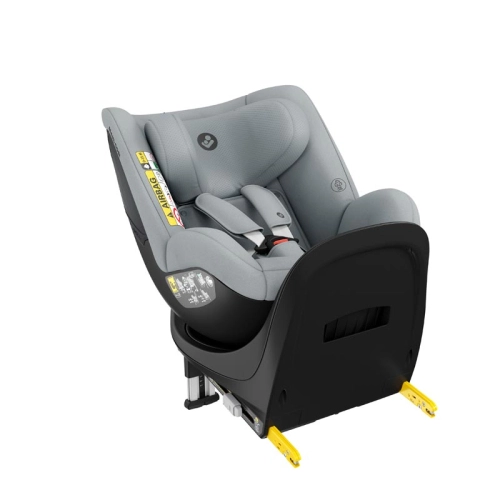 Детски сив стол за кола 0-18кг Mica Eco Authentic Grey  - 12