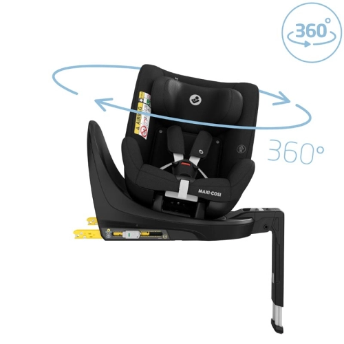 Детски стол за кола 0-18кг Mica Eco Authentic Black  - 10