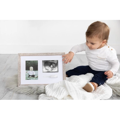Рамка за бебешки снимка, видеозон снимка и гривна Rustic | PAT25398