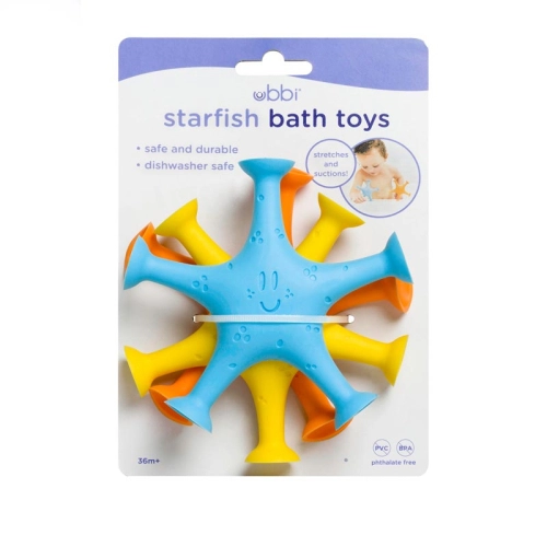 Бебешки играчки за баня с вакуум Морски звезди 3 броя | PAT25409