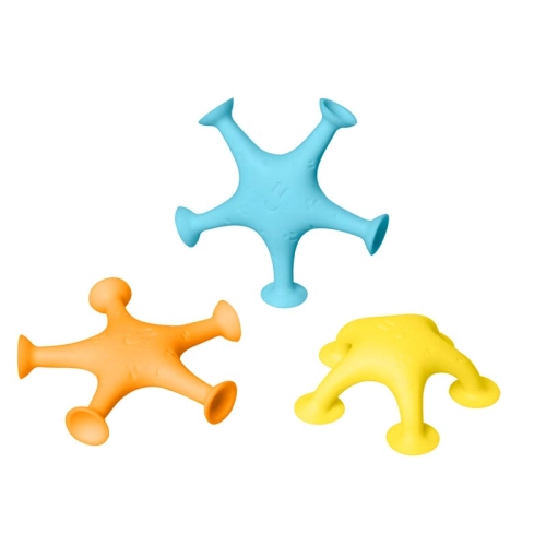 Бебешки играчки за баня с вакуум Морски звезди 3 броя | PAT25409
