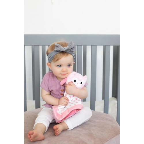 Бебешка розова играчка кърпичка Owl pink | PAT25435