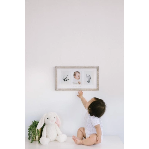 Рамка за бебешка снимка с мастилени отпечатъци Rustic | PAT25444