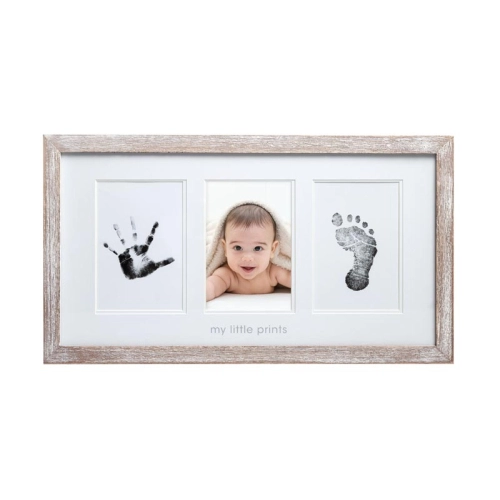 Рамка за бебешка снимка с мастилени отпечатъци Rustic | PAT25444