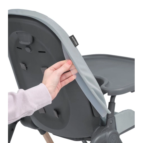 Детски сив стол за хранене Ava Beyond Grey Eco  - 8