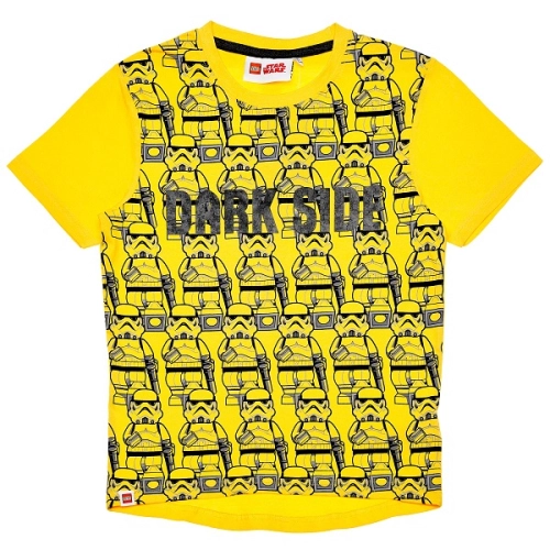Тениска с къс ръкав LEGO Star Wars Dark Side жълта | PAT25544