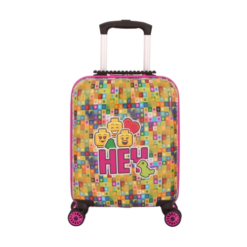 Детски куфар с двойни колелa LEGO minifigures Hey, Play Date  - 2