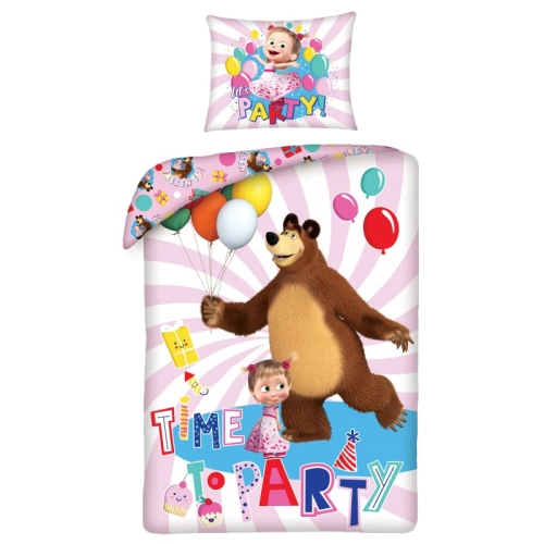 Детски спален комплект Маша и Мечока Балони | PAT26305