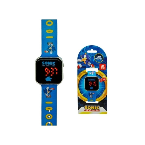 Детски син LED електронен часовник Sonic Speed | PAT26313