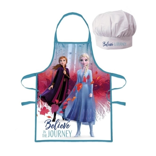 Комплект детска готварска шапка и престилка Frozen  | PAT26321