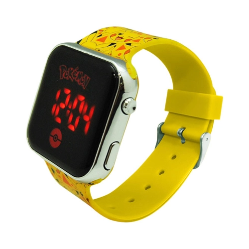 Детски жълт LED електронен часовник Pokemon | PAT26323