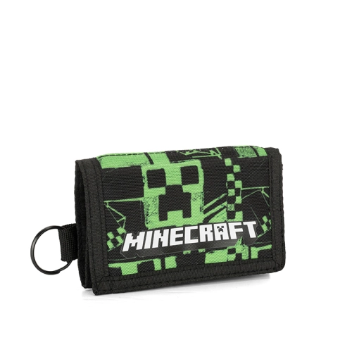 Детски портфейл за пари Minecraft Green  - 2